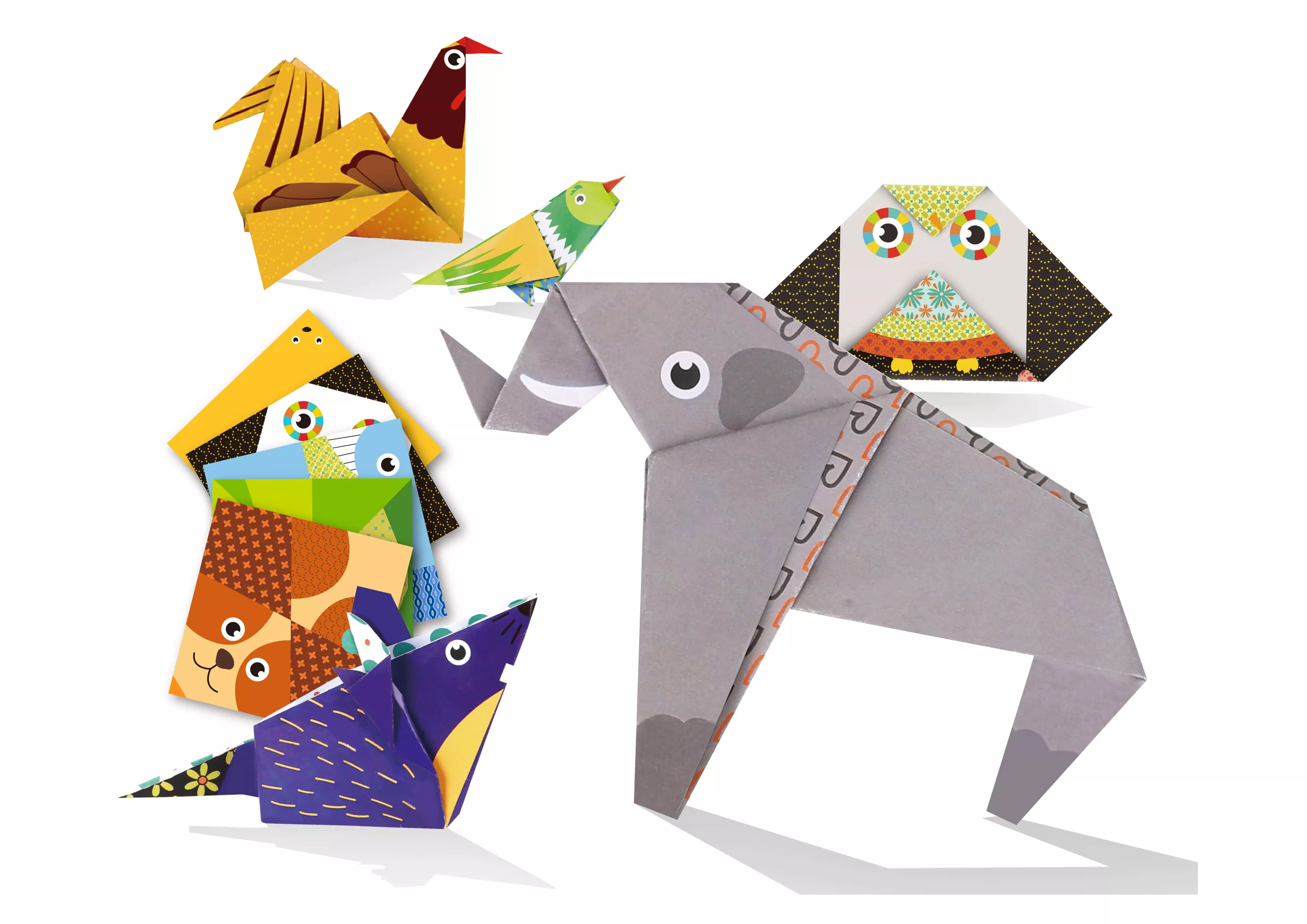 Smart 0rigami Paper Kit-Animal World