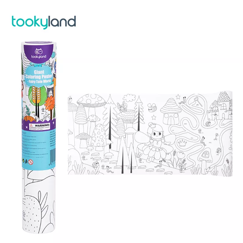 Giant Coloring Poster-Fairy Tale World