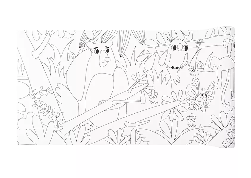 Giant Coloring Poster-Animal World
