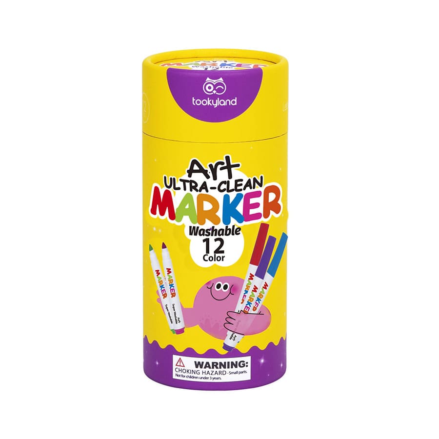 LT352-Ultra-clean Washable Marker-12 Colors 打样
