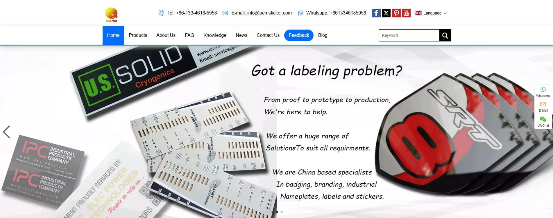 OEMSticker - Custom Sticker Sheet Manufacturer in China