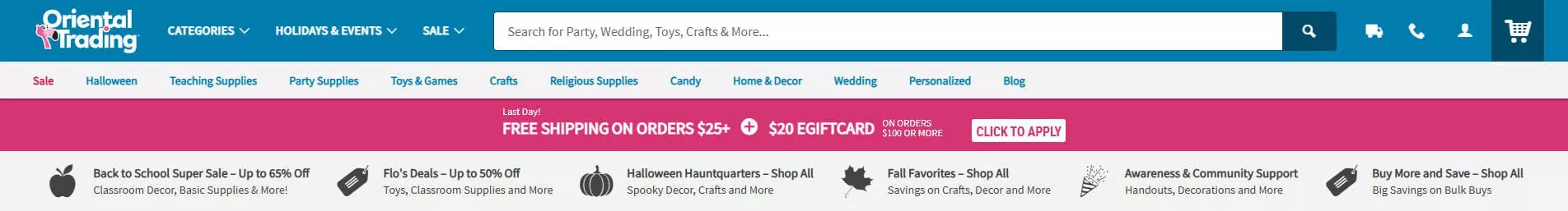 Oriental Trading Wholesale Craft Supplies Supplier for Schools and Retailers