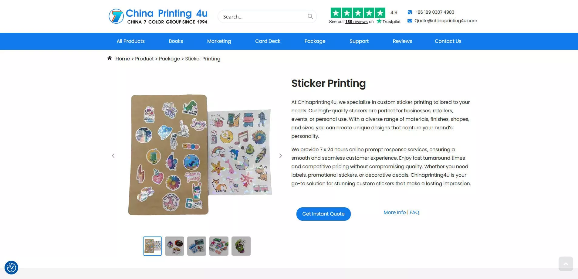 ChinaPrinting4U - Custom Sticker Printing and Label Supplier in China