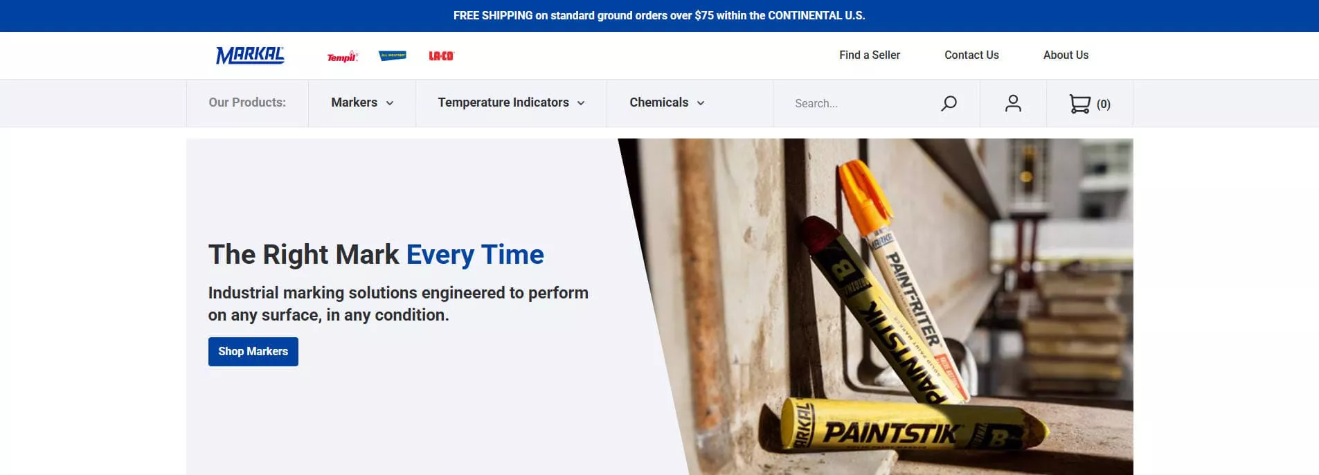 Markal industrial paint marker manufacturer