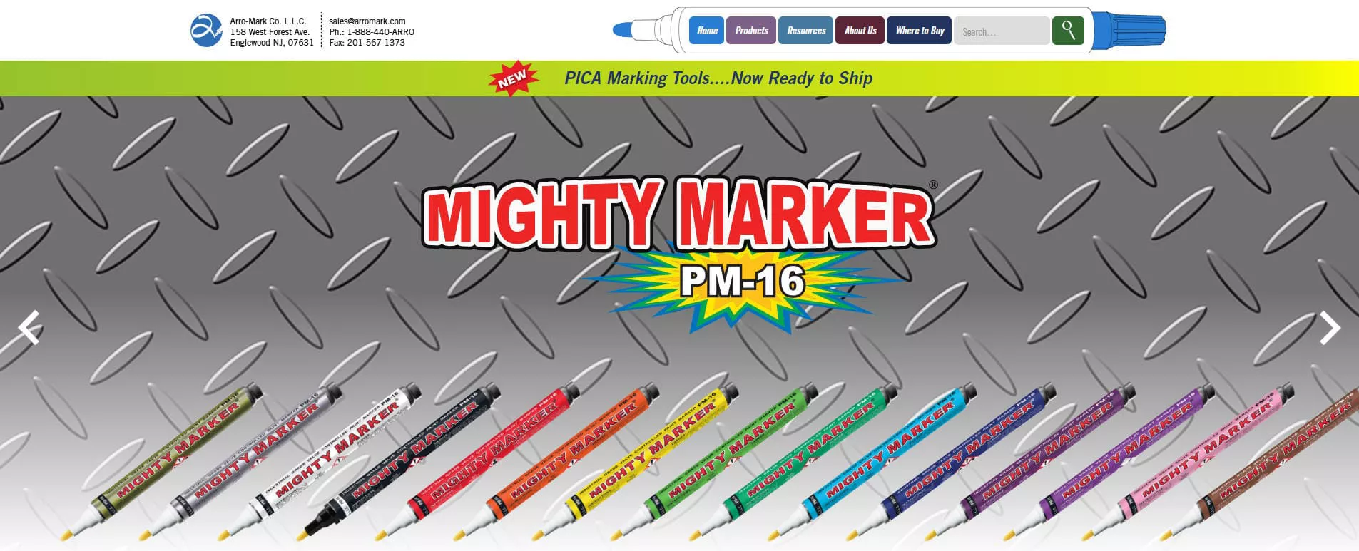 Arro-Mark industrial marking pen manufacturer