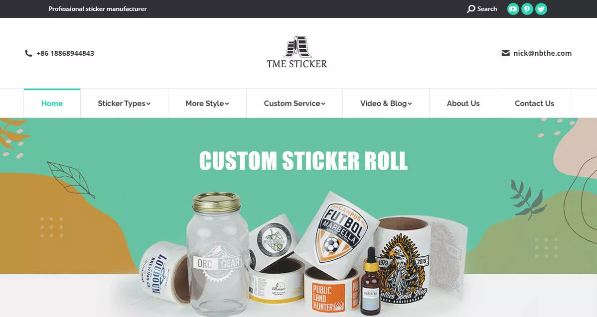 Sticker Manufacturers - Custom Sticker Factory and Supplier in China