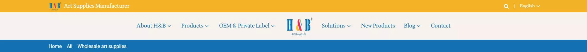 H&B Art China Art Supplies Manufacturer and Supplier