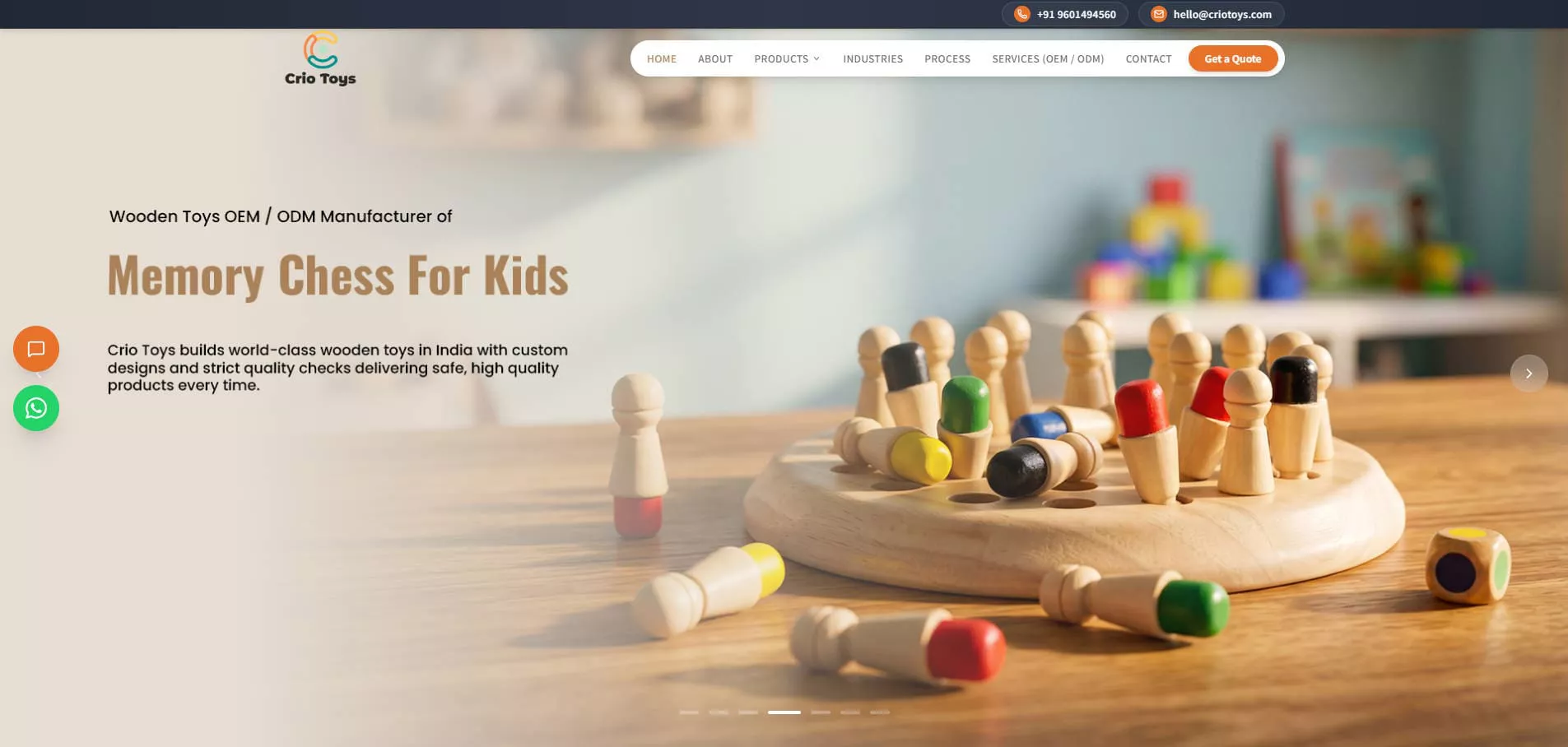 Crio Toys Wooden Educational Toy Manufacturer in India