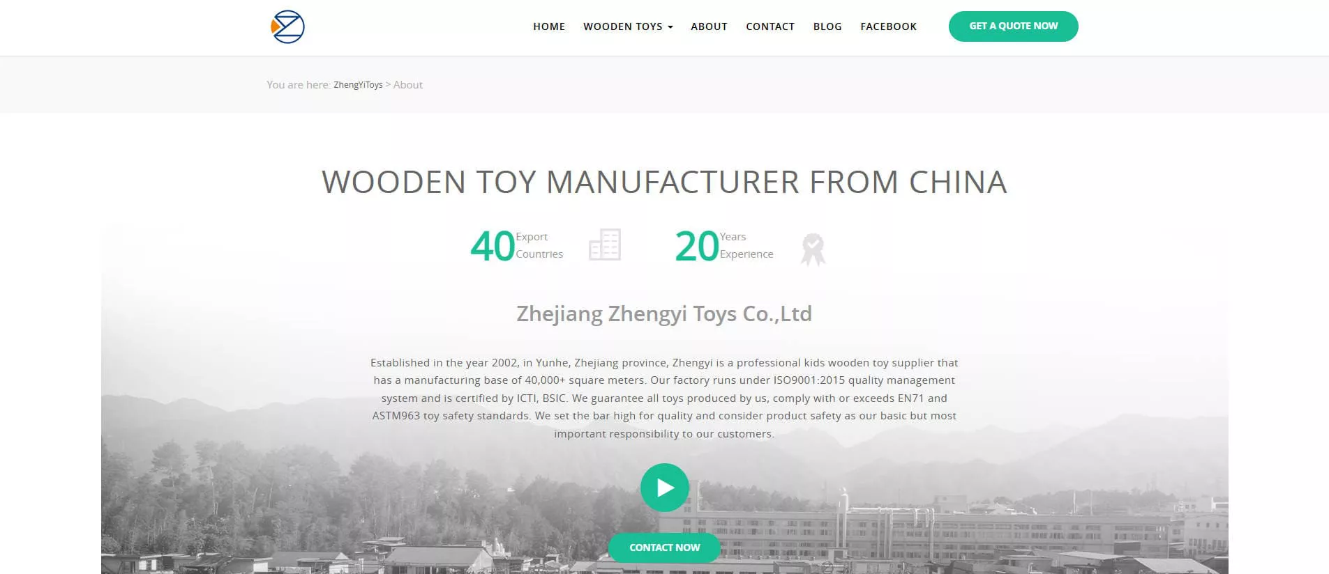 Zhejiang Zhengyi Toys Co., Ltd. - Wooden Educational Toy Supplier in China
